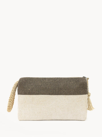 Block A Clutch - Brown by KORISSA KORISSA