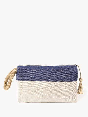 Block A Clutch - Blue by KORISSA KORISSA