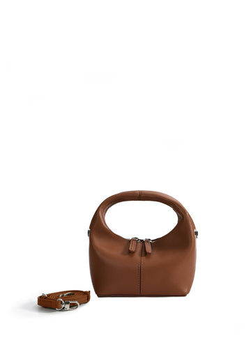 Rebecca Small Cutie Leather Bag, Caramel by Bob Oré Bob Oré