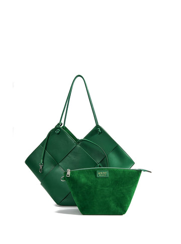 Taylor Contexture Leather Bag, Racing Green by Bob Oré Bob Oré