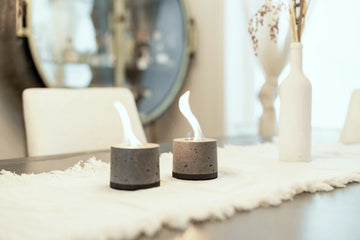 2 Pack Mini Personal Fireplace by FLIKRFIRE FLIKRFIRE