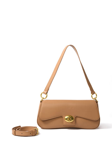 Jacqueline Leather Bag, Apricot by Bob Oré Bob Oré