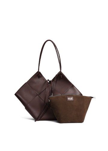 Taylor Contexture Leather Bag, Chocolate [Pre-Oreder, ship after 8/25] by Bob Oré Bob Oré