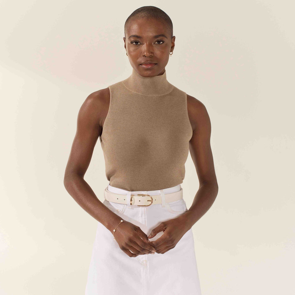 Martine Featherlight stylish Mock Neck by Italic ITALIC