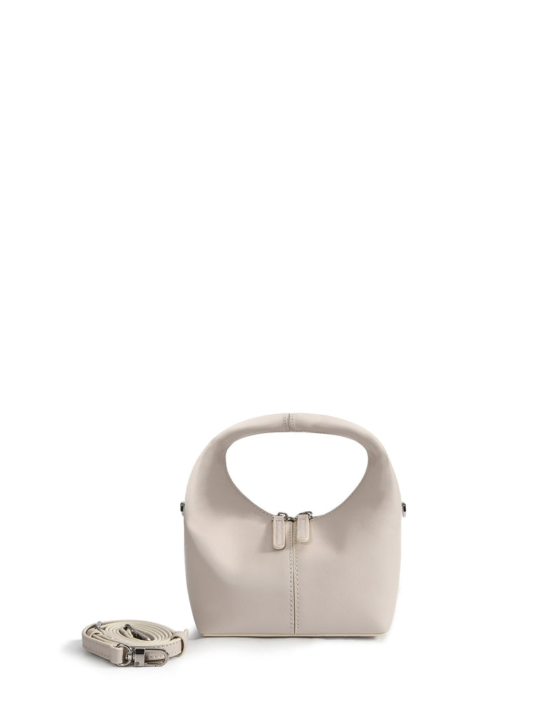 Rebecca Small Cutie Leather Bag, White by Bob Oré Bob Oré