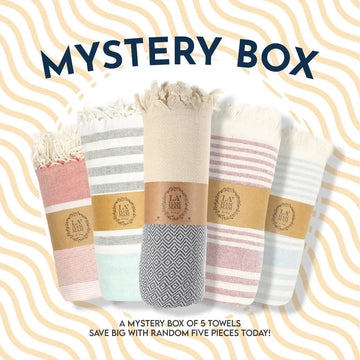 A Big Mystery Box of 5 Peshtemals! Save BIG with Random 5 pieces Today! by La'Hammam La'Hammam