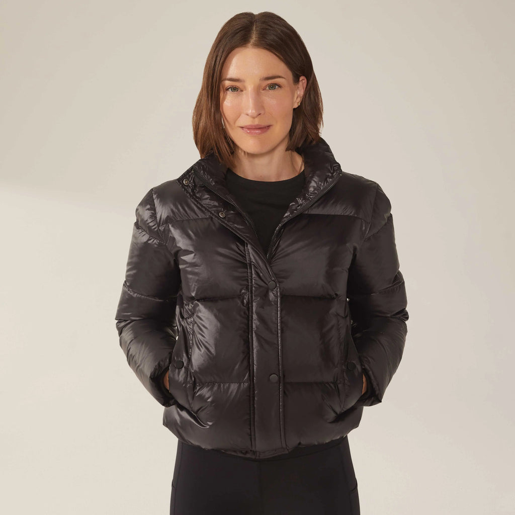 Adeline Hooded Down Puffer Jacket by Italic - Ladiesse