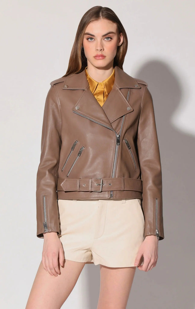 Allison Jacket, Cedar - Leather by Walter Baker Walter Baker