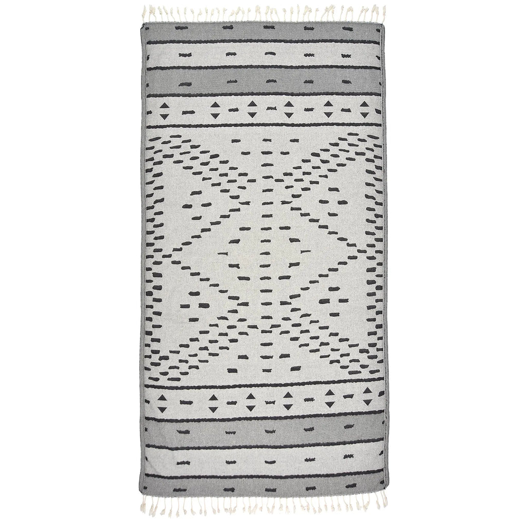 Angora Peshtemal Pure Cotton Throw Blanket by La'Hammam La'Hammam