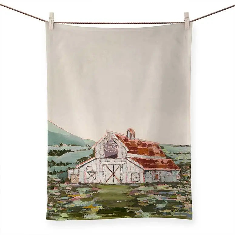 Big Bold Acres Tea Towel by GreenBox Art GreenBox Art