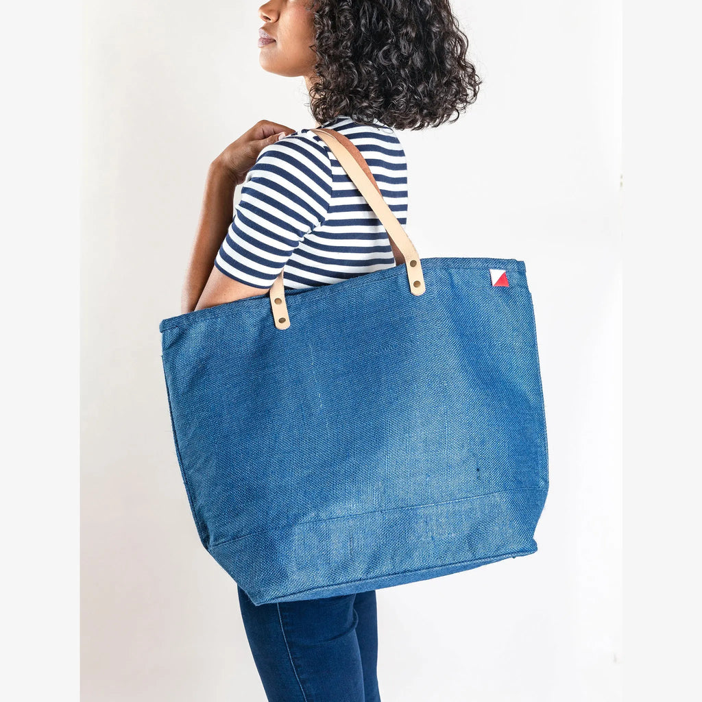 Big Jute Colored Tote Bags by ShoreBags ShoreBags