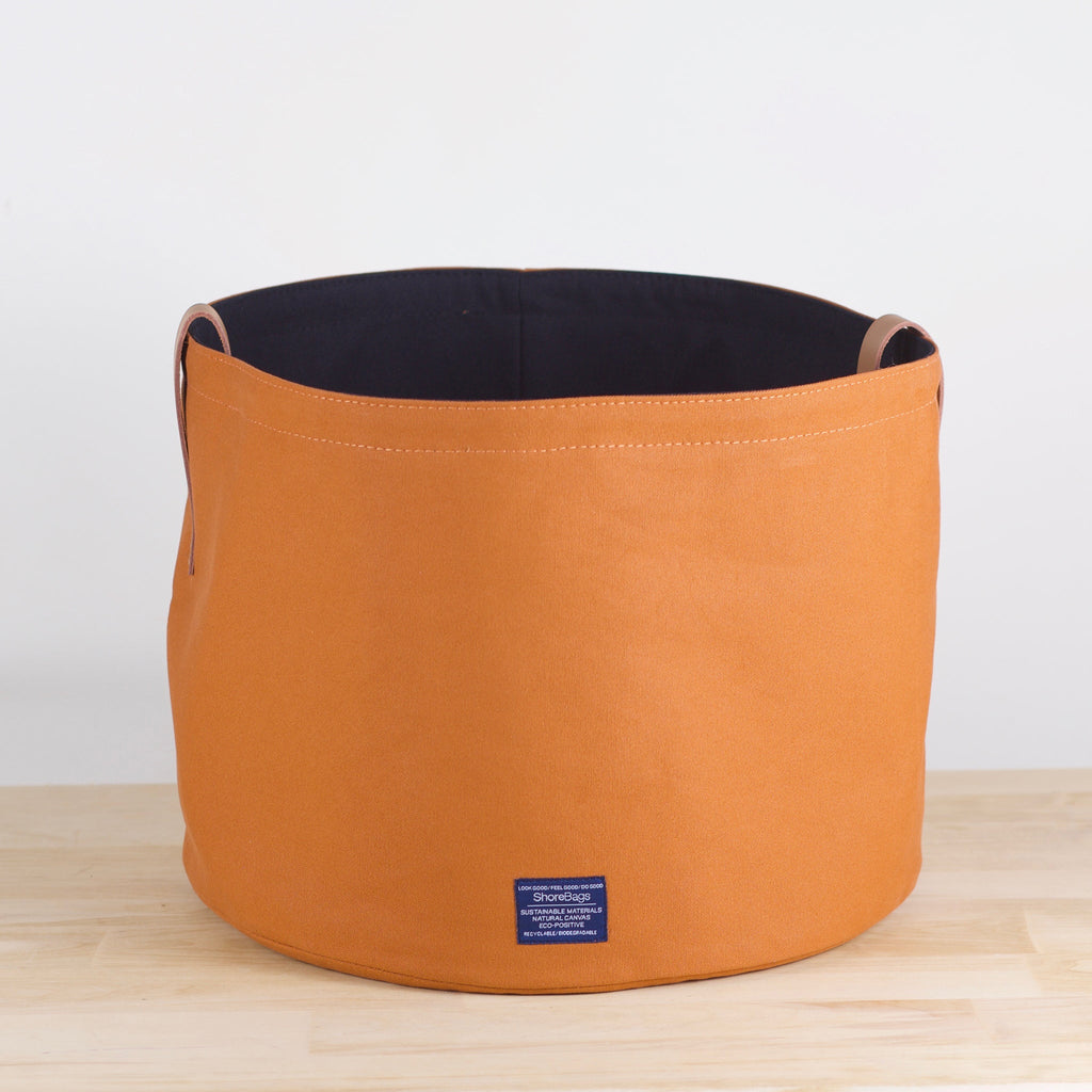 Canvas Storage Bucket Large by ShoreBags ShoreBags