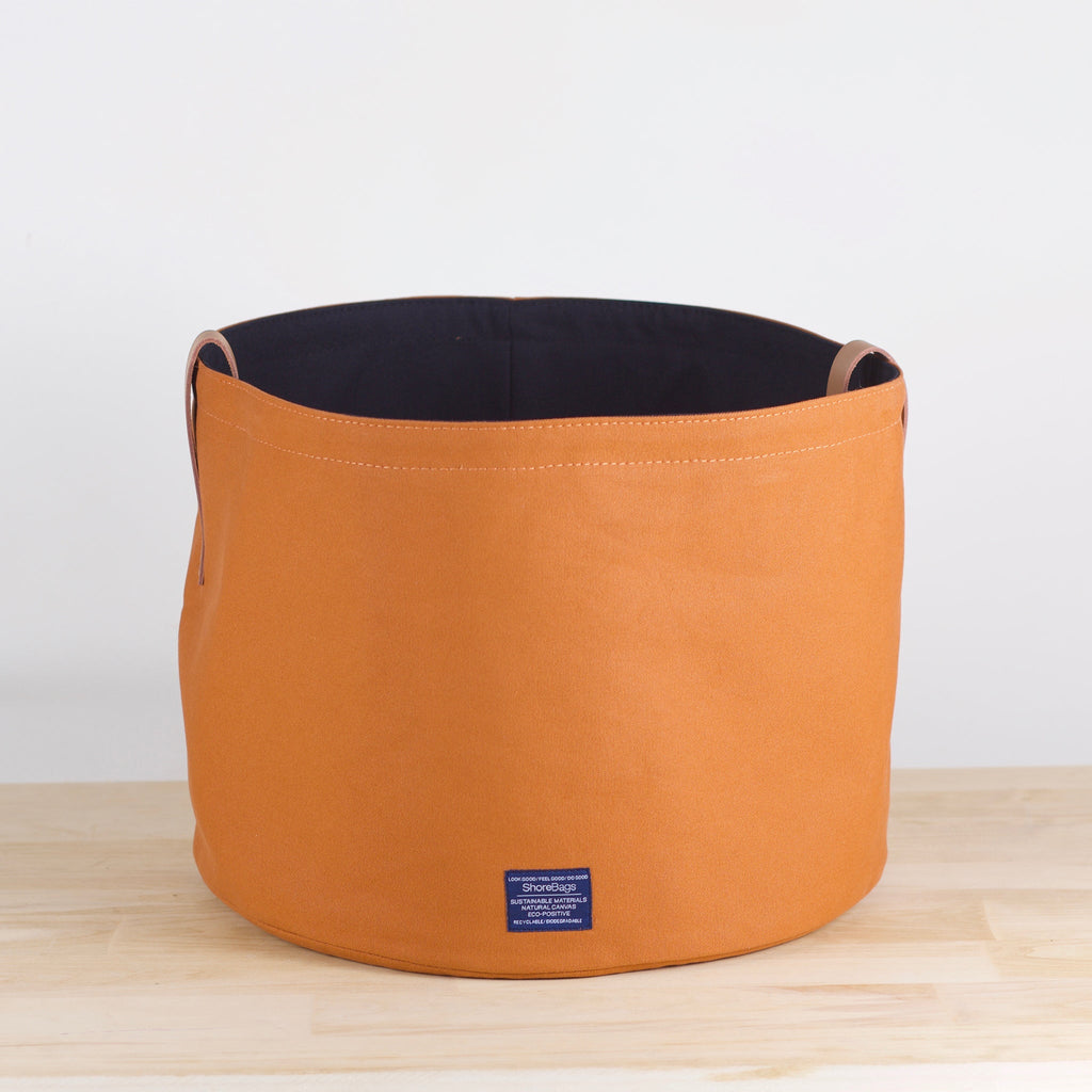 Canvas Storage Bucket Medium by ShoreBags ShoreBags