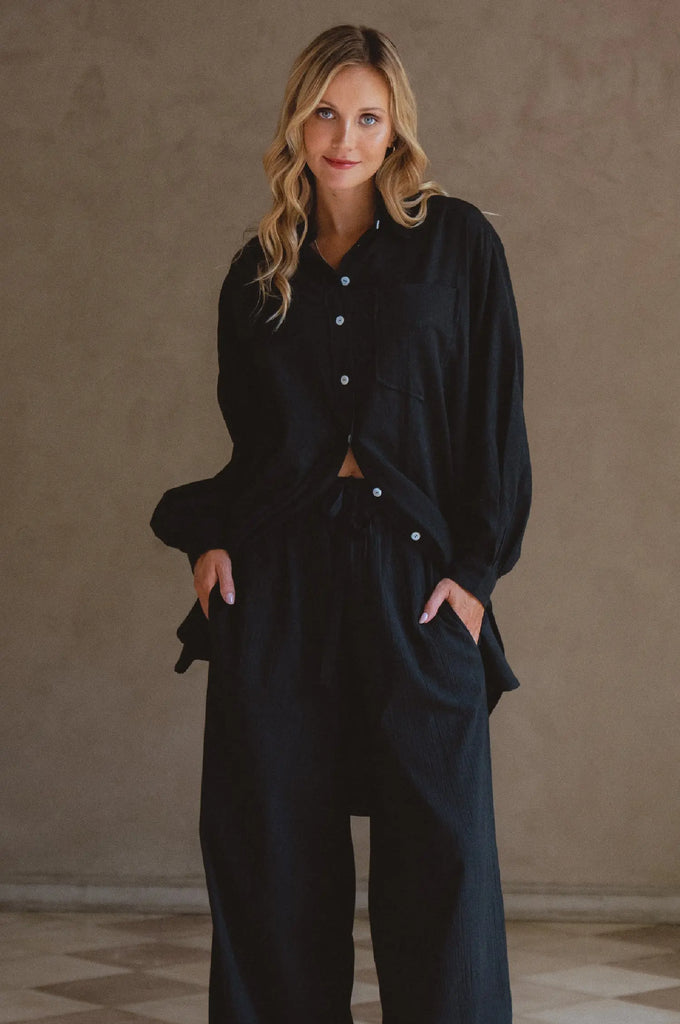 Calin Long Sleeve Oversized Shirt by Bali ELF Bali ELF