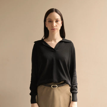 Camila Featherlight Collared Shirt by Italic Italic