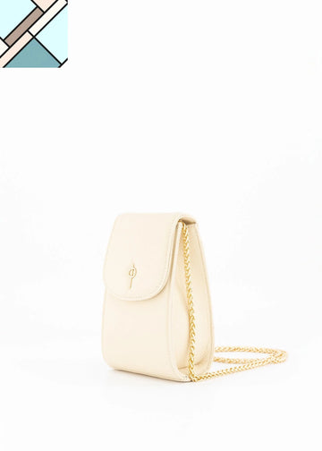 Casey Floater Crossbody Bag Beige OTRERA