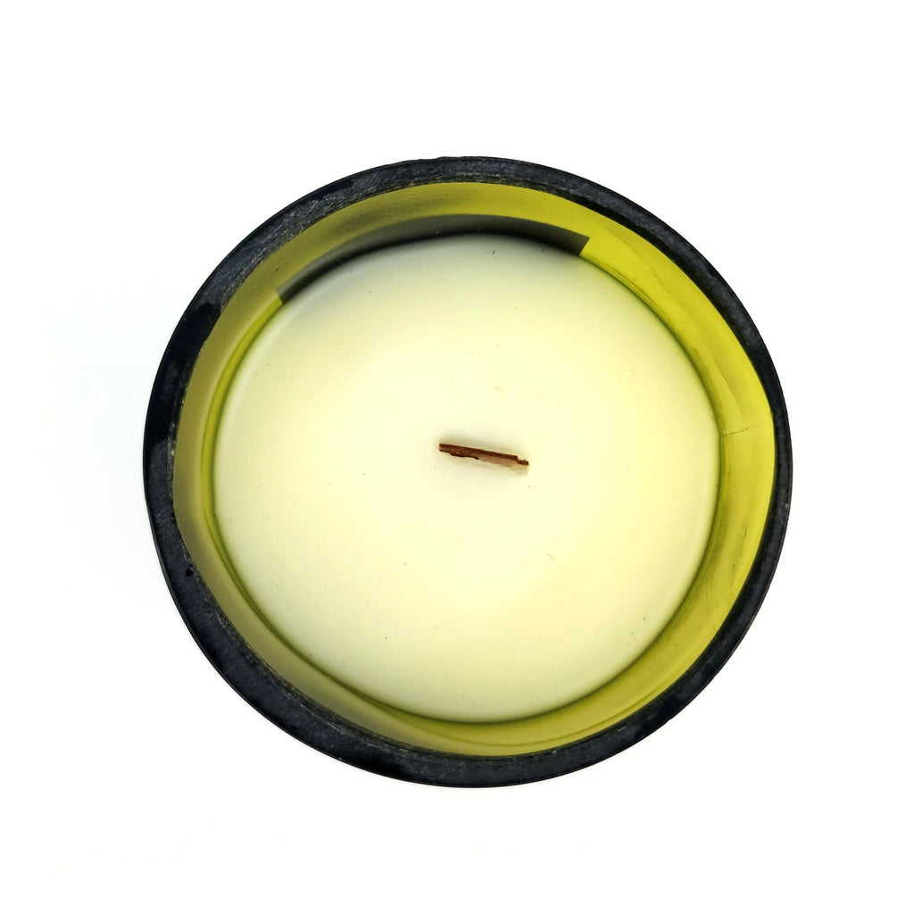 Cashemere & Vanilla Wooden Wick Scented Candle by LUVO Candles | Bougies LUVO CANDLES | BOUGIES