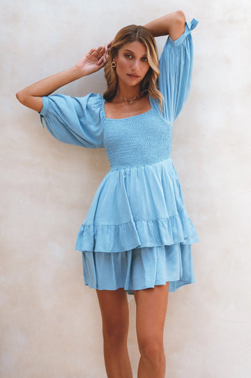 Cha-Cha Ruffle Mini Dress by Bali ELF Bali ELF