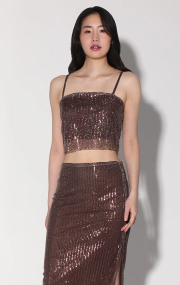 Chellie Top, City Sequin Mink by Walter Baker Walter Baker