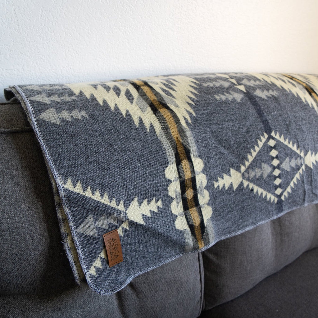 Andean Alpaca Wool Blanket - Cloud by Alpaca Threadz ALPACA THREADZ