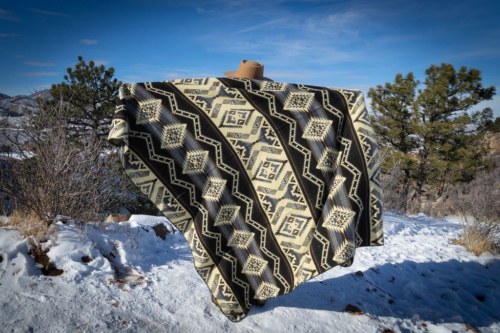 Andean Alpaca Wool Blanket - Slate by Alpaca Threadz ALPACA THREADZ