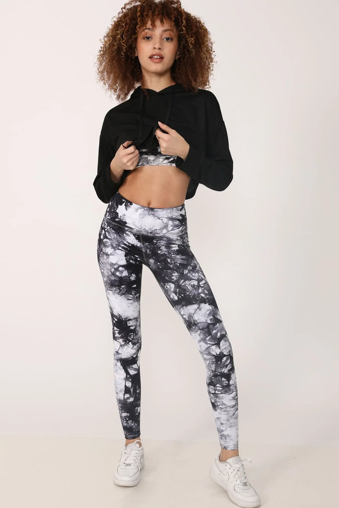 Dani Tie-Dye Legging in Black by ALAMAE ALAMAE