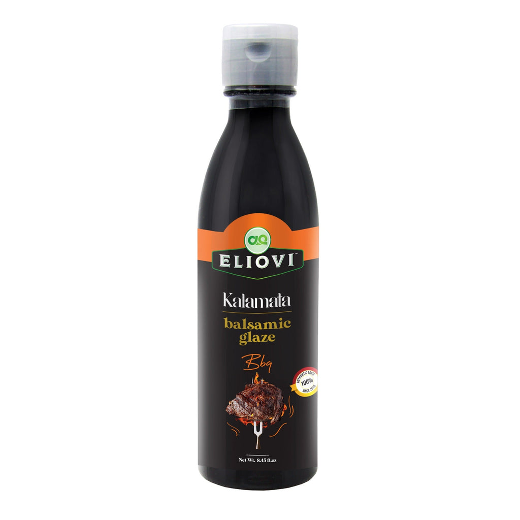 Eliovi  Balsamic Glaze BBQ 8.45 Fl. Oz - Balsamic Glaze with Barbeque Flavor - Sweet and Sour Condiment with a Touch of BBQ by Alpha Omega Imports ALPHA OMEGA IMPORTS