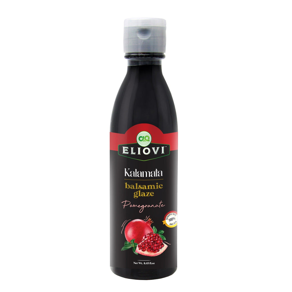 Eliovi  Balsamic Glaze Pomegranate 8.45 Fl. Oz - A Delicious and Unique Condiment by Alpha Omega Imports ALPHA OMEGA IMPORTS