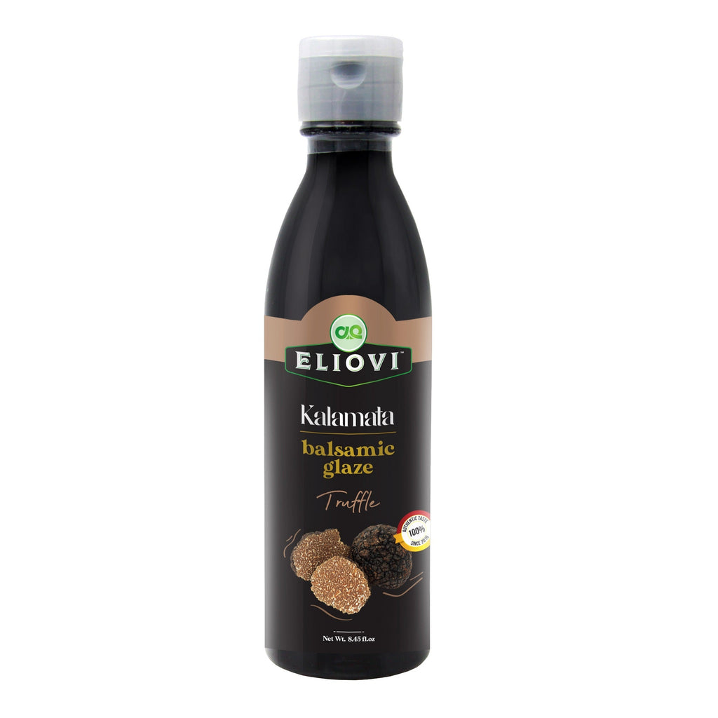 Eliovi  Balsamic Glaze Truffle 8.45 Fl. Oz - Greek-Made Balsamic Glaze with Truffle Flavor: A Luxurious Condiment for Elevating Any Dish by Alpha Omega Imports ALPHA OMEGA IMPORTS