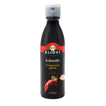 Eliovi  Balsamic Glaze Chili 8.45 Fl. Oz - A Kalamata Chili Balsamic Glaze - A Bold and Spicy Twist on Classic Condiment by Alpha Omega Imports ALPHA OMEGA IMPORTS