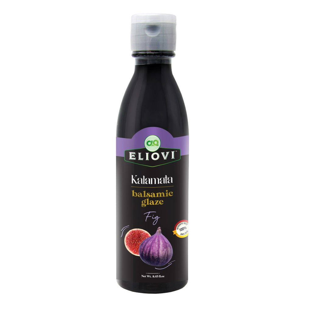 Eliovi  Balsamic Glaze Fig 8.45 Fl. Oz - A Delicious and Versatile Condiment for Enhancing the Flavor of Any Dish by Alpha Omega Imports ALPHA OMEGA IMPORTS