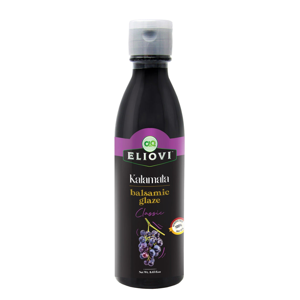 Eliovi Classic Balsamic Glaze 8.45 Fl. Oz - The Ultimate Condiment for Adding Sweet and Sour Flavor to Any Dish by Alpha Omega Imports ALPHA OMEGA IMPORTS