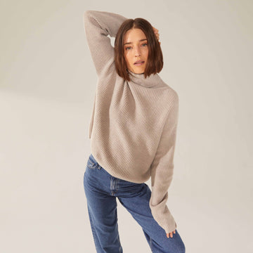 Ellie Cashmere Turtleneck by Italic - Ladiesse