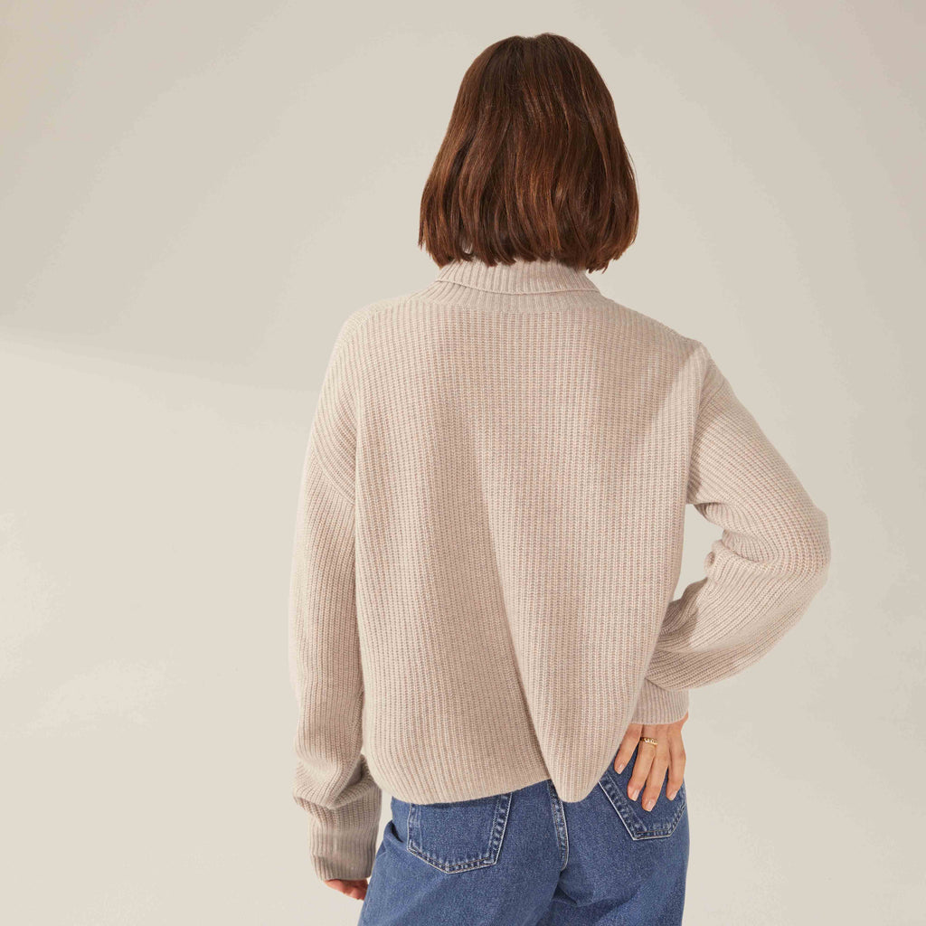 Ellie Cashmere Turtleneck by Italic - Ladiesse