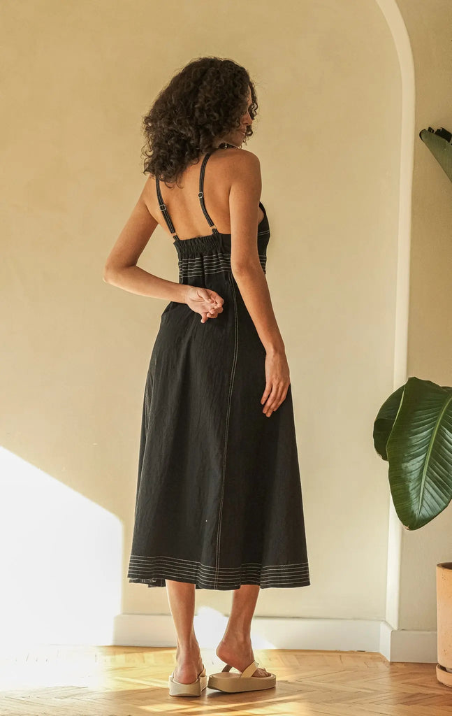 Eva Maxi Dress - Black by The Handloom The Handloom