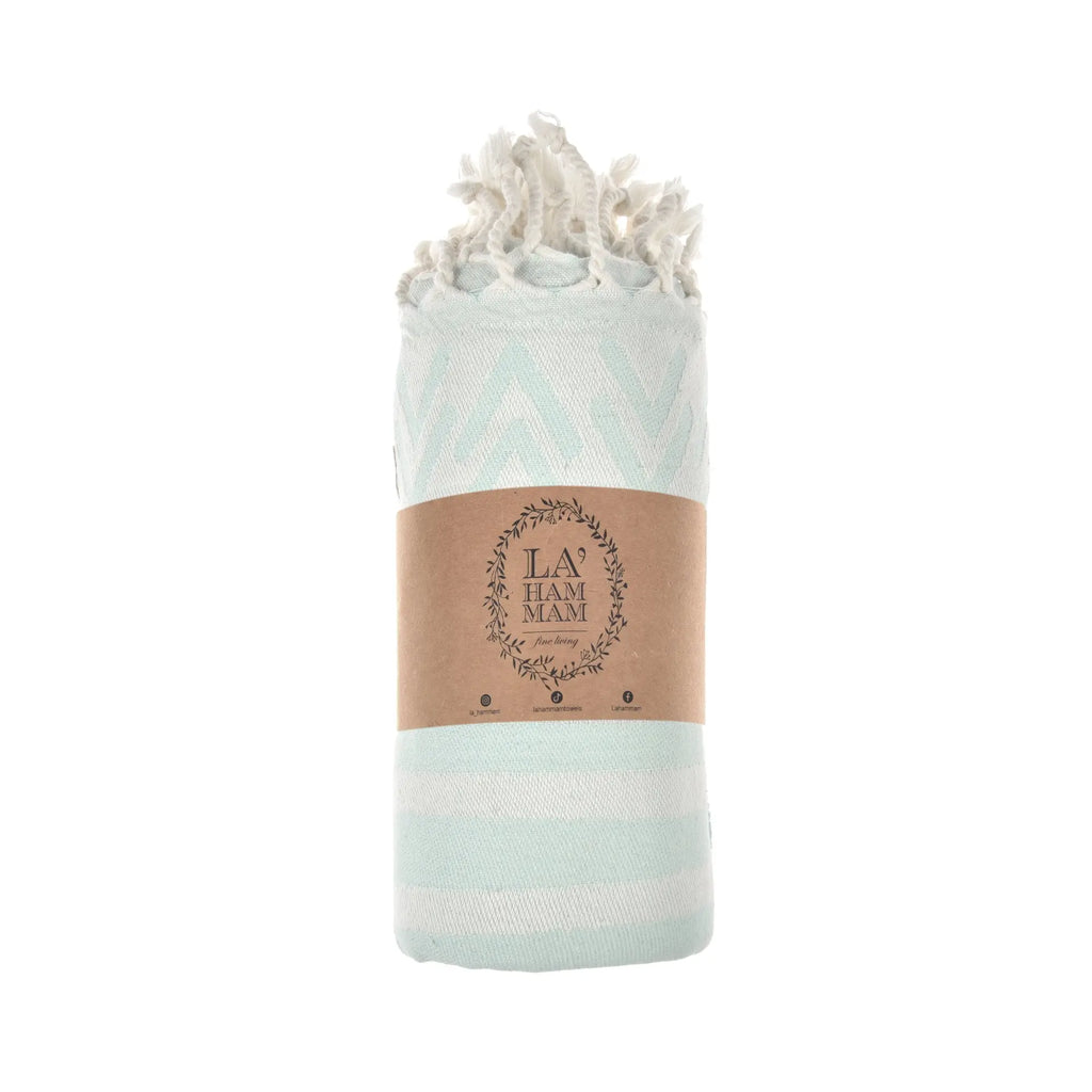 Exclusive Aitos Peshtemal Pure Cotton Throw Blanket by La'Hammam La'Hammam