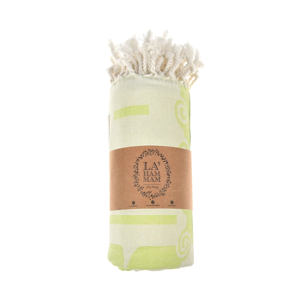 Exclusive Clover Peshtemal Pure Cotton Beach Towel by La'Hammam La'Hammam