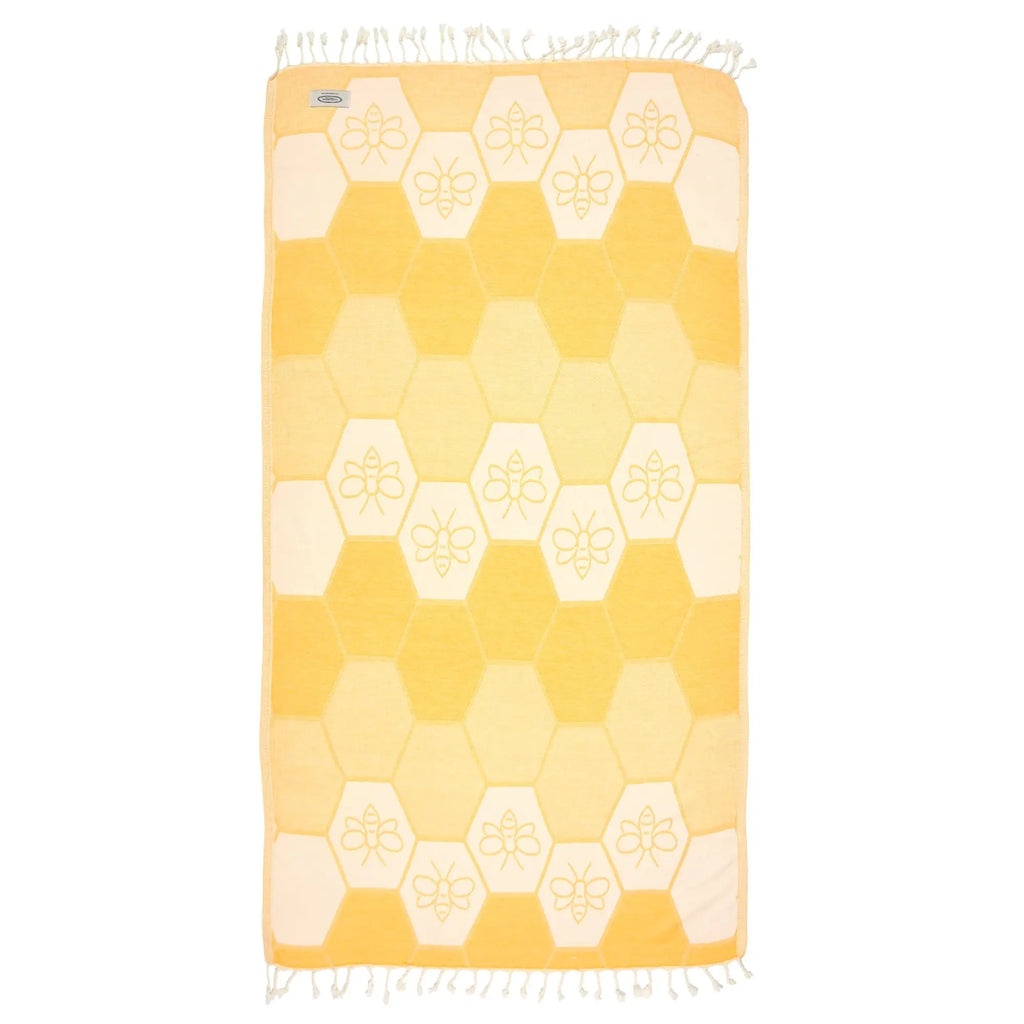 Exclusive Honey Comb Peshtemal Pure Cotton Beach Towel by La'Hammam La'Hammam