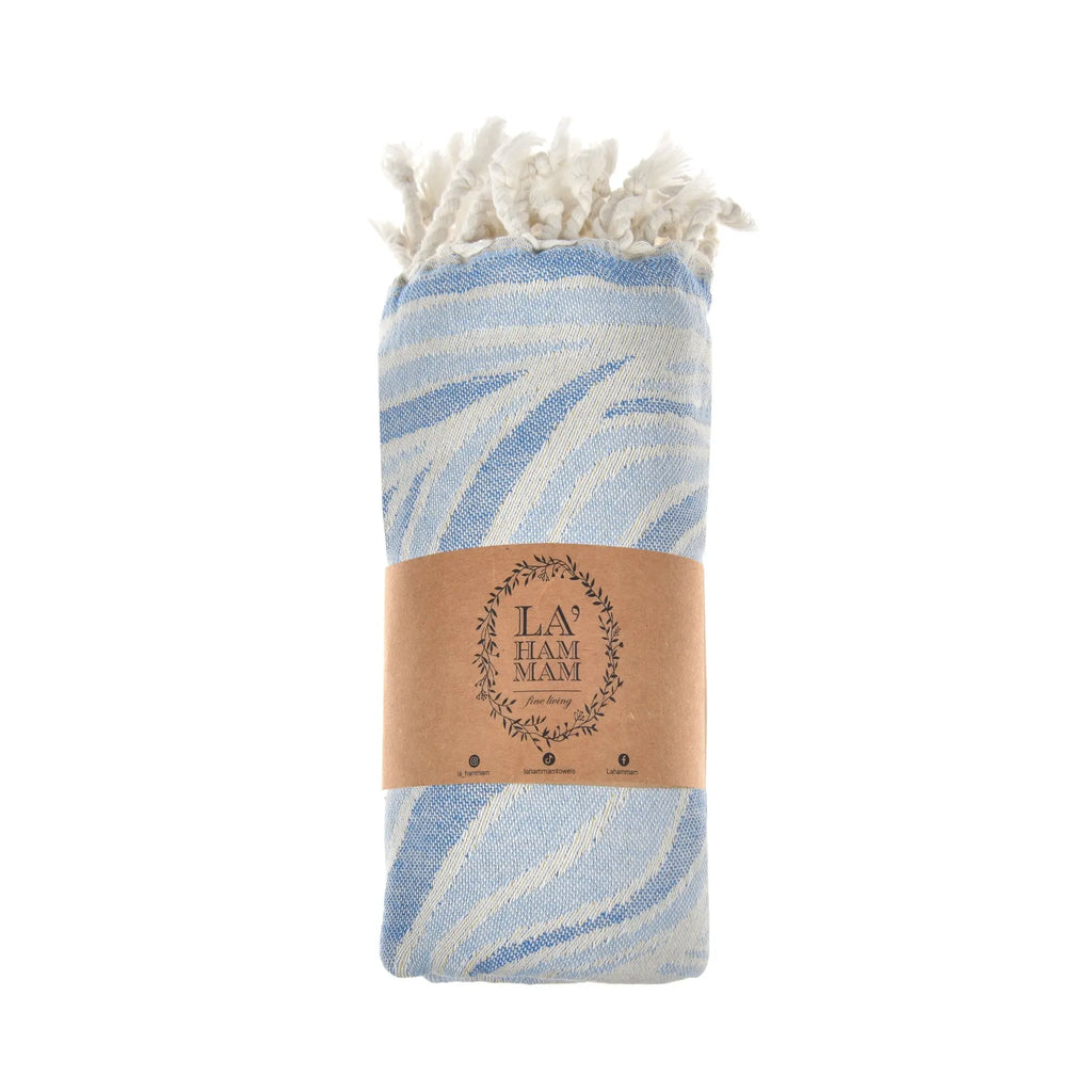 Exclusive Narwhal Peshtemal Pure Cotton Throw Blanket by La'Hammam La'Hammam