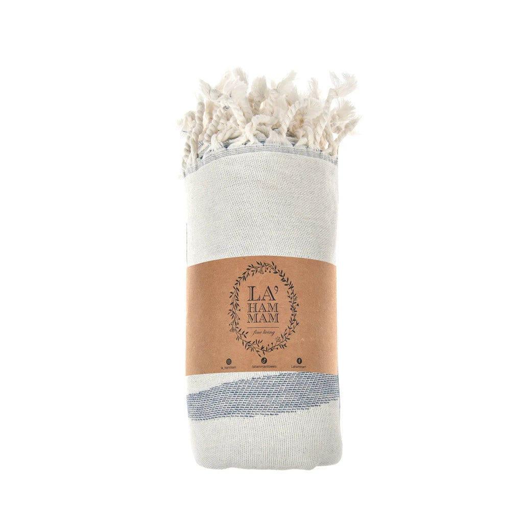 Exclusive Oasis Peshtemal Pure Cotton Beach Towel by La'Hammam La'Hammam