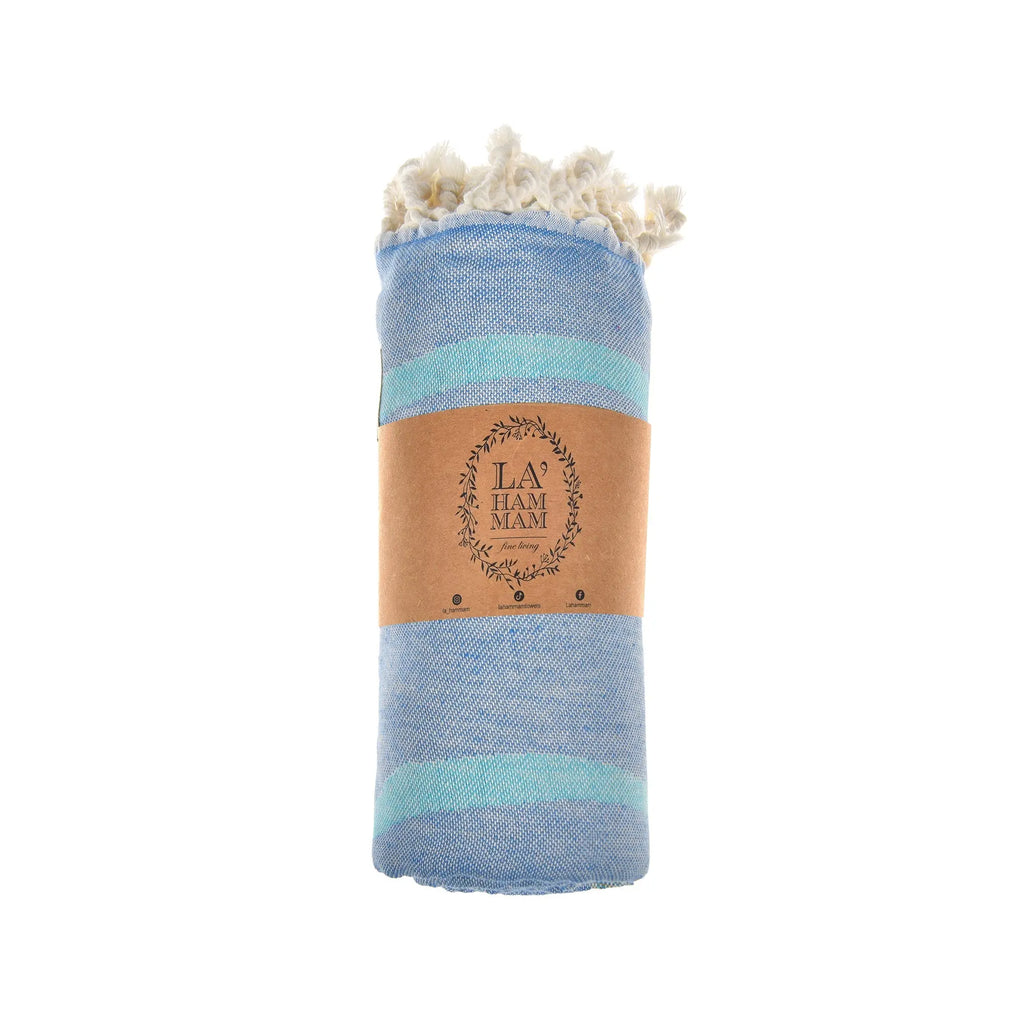 Exclusive Sandy Island Peshtemal Pure Cotton Beach Towel by La'Hammam La'Hammam