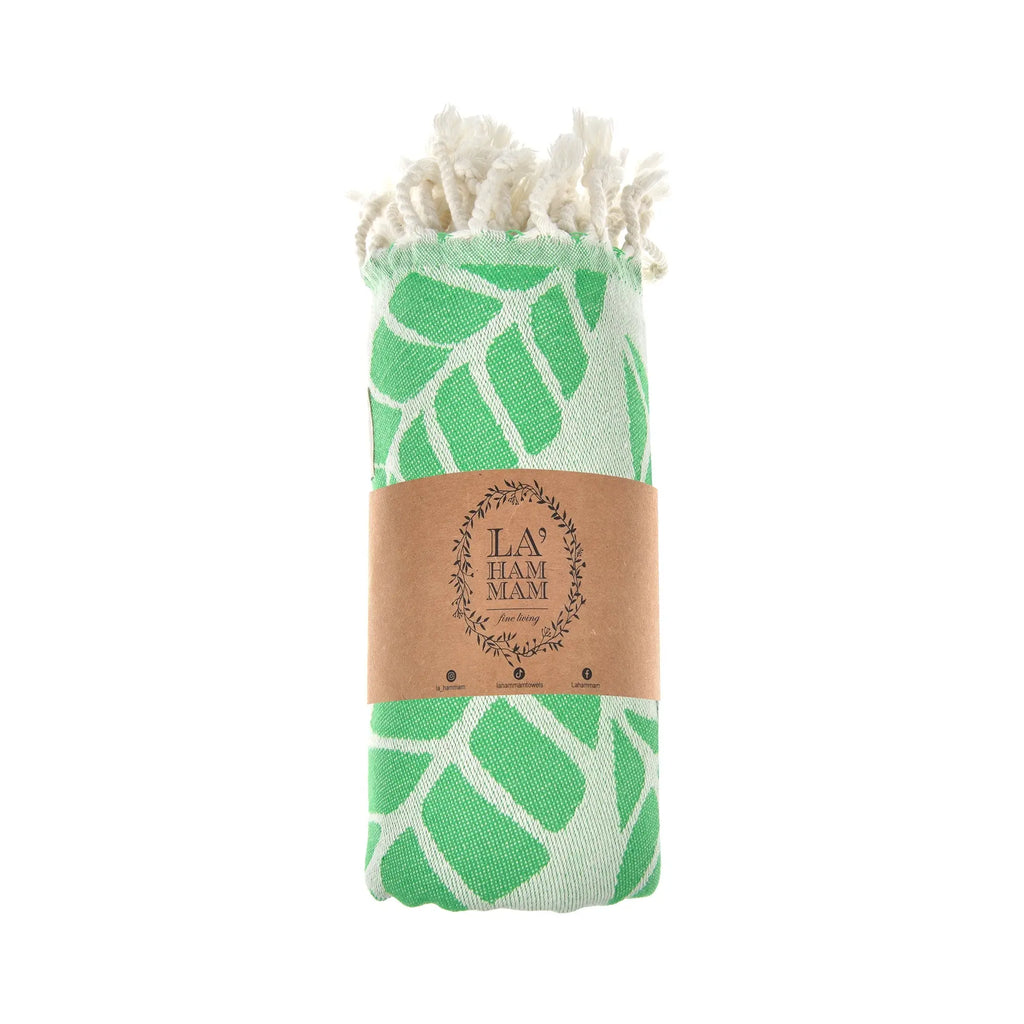 Exclusive Seaweed Peshtemal Pure Cotton Beach Towel by La'Hammam La'Hammam