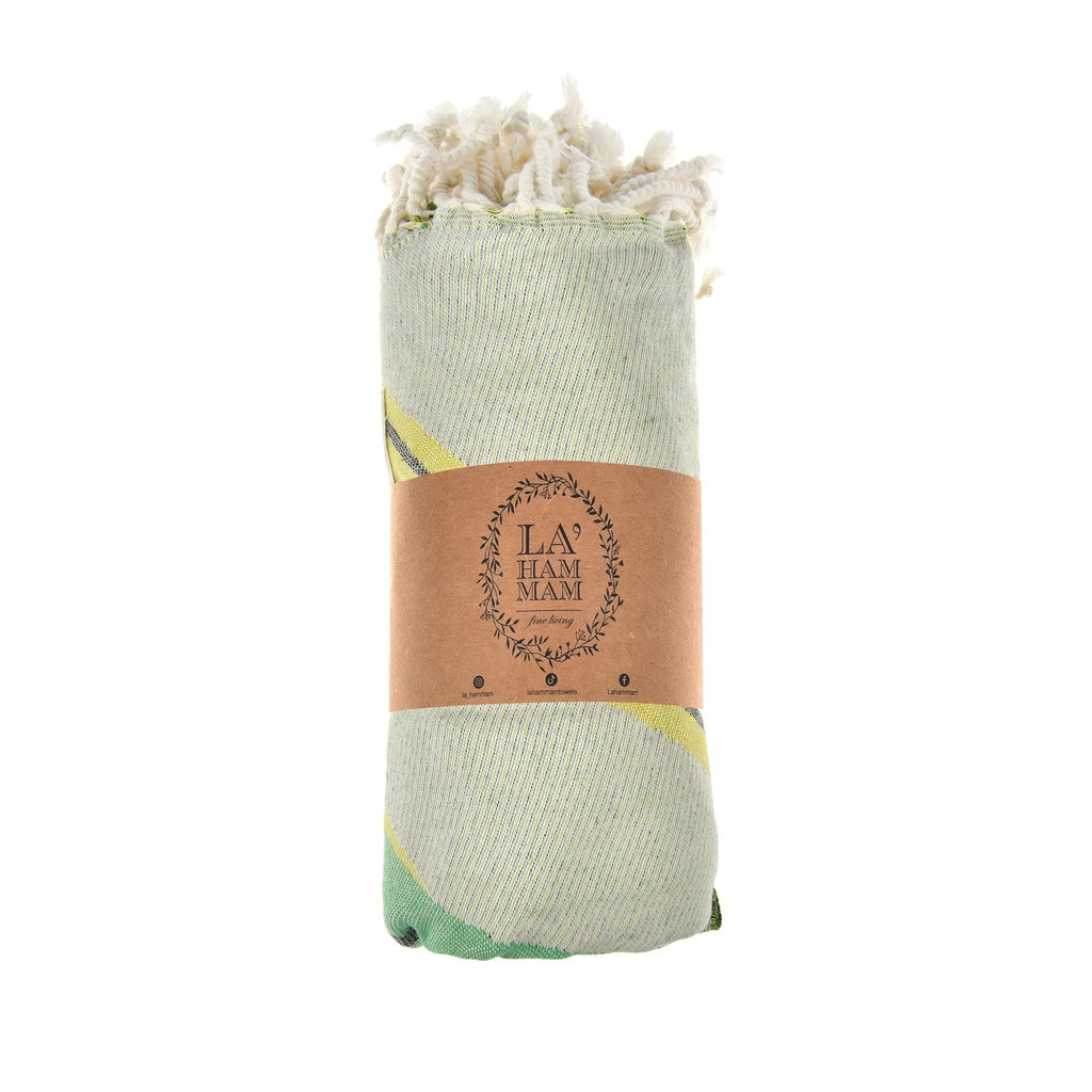 Exclusive Sun and Jungle Peshtemal Pure Cotton Beach Towel by La'Hammam La'Hammam