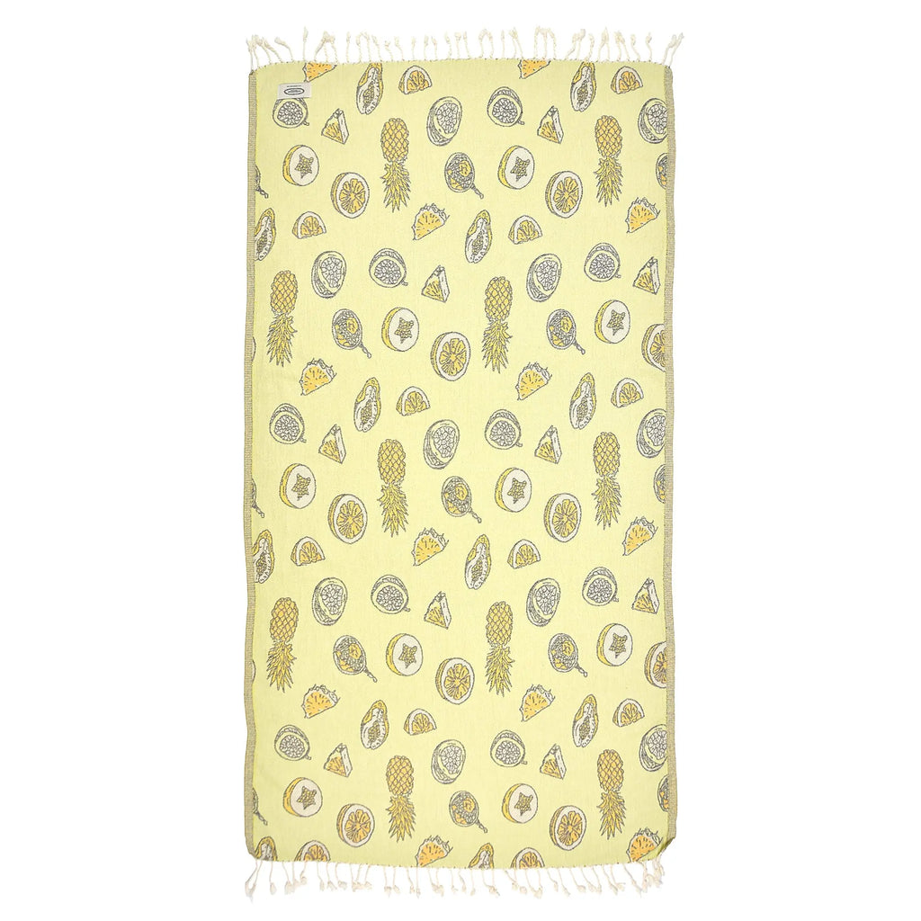 Exclusive Tropicals Peshtemal Pure Cotton Beach Towel by La'Hammam La'Hammam