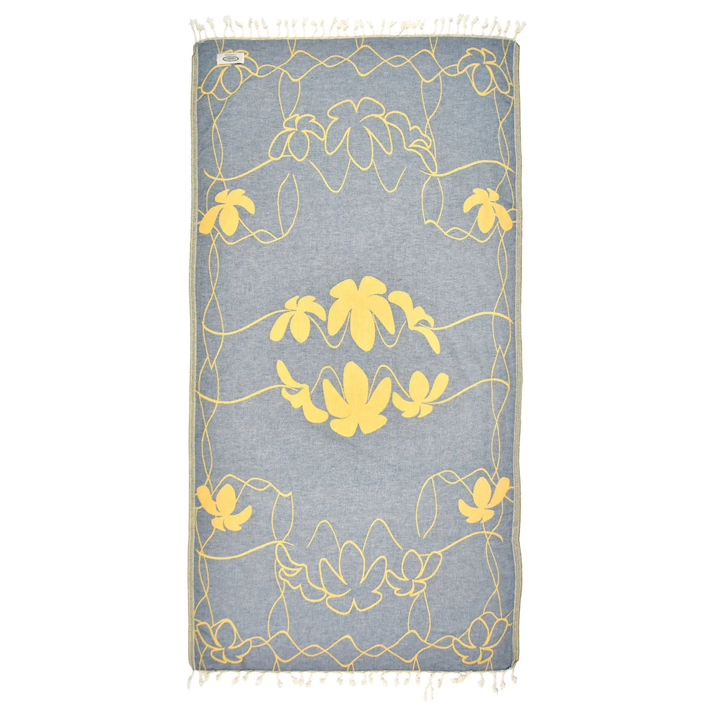 Exclusive Vines Peshtemal Pure Cotton Beach Towel by La'Hammam La'Hammam