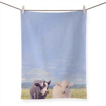 Ferdinand & Angel Tea Towel by GreenBox Art GreenBox Art