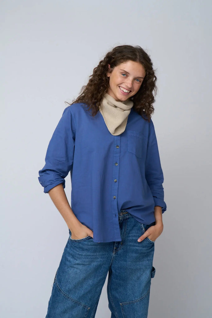 Good Boyfriend Shirt - Inky Blue by And For Good And For Good