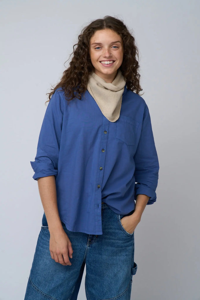 Good Boyfriend Shirt - Inky Blue by And For Good And For Good