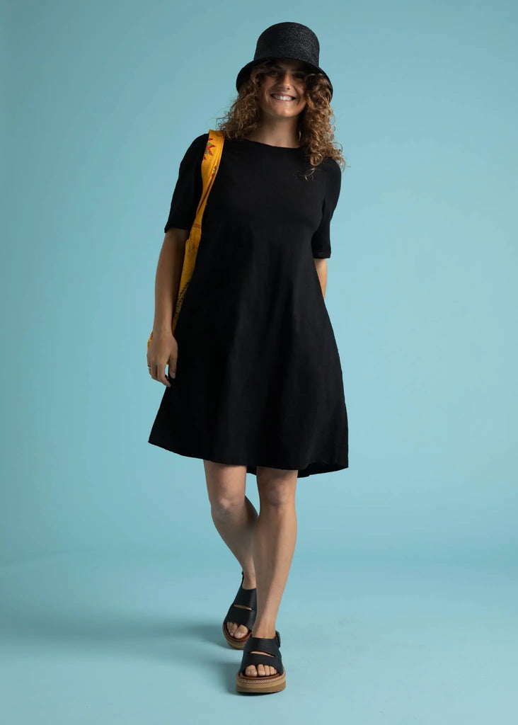 Good Tee Dress - Black by And For Good And For Good