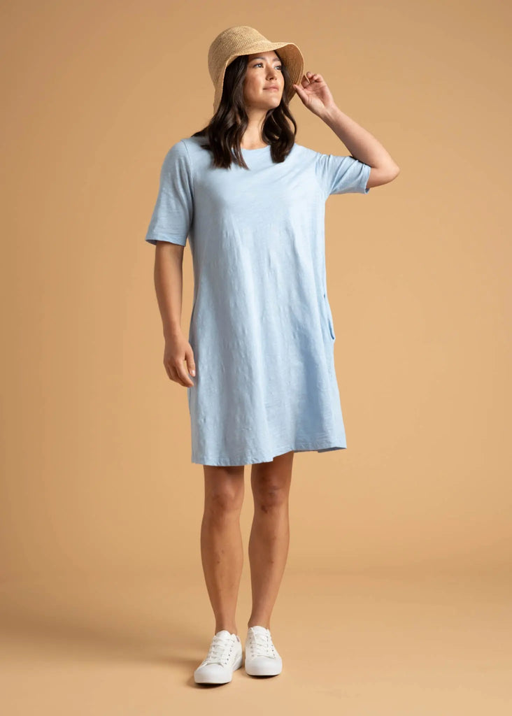 Good Tee Dress - Sky by And For Good And For Good